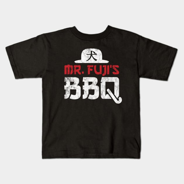 Mr. Fuji BBQ Kids T-Shirt by Mark Out Market